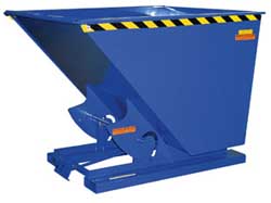 By investing in self dumping hoppers it is possible to ensure that materials are properly stored and if necessary, disposed of in a safe and simple manner.